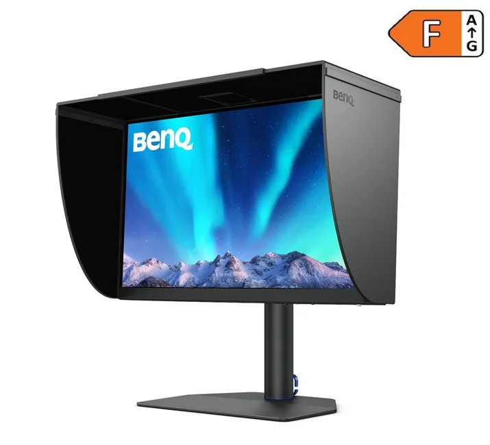 BenQ 27" 4K Pro Fotoğrafçılık Monitör önden görünüm