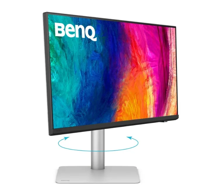 BenQ 27" 5K Pro Fotoğrafçılık PD2730S Monitör farklı açıdan görünüm