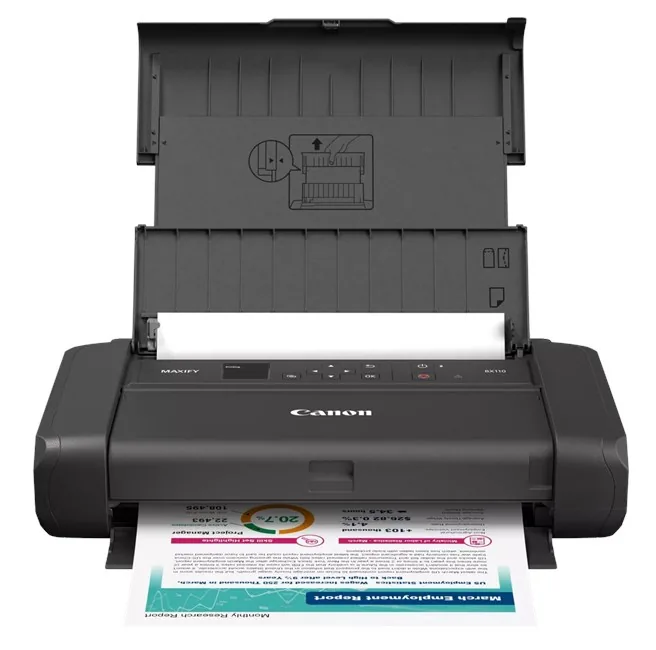 Canon Maxify BX110 Pilli Taşınabilir Yazıcı farklı açıdan görünüm