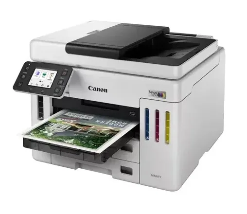 Canon Maxify GX7140 Tanklı Yazıcı yandan ya da arkadan görünüm