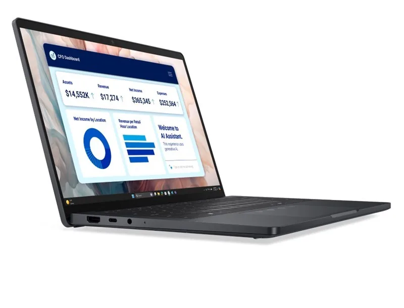 Dell Pro 13 Premium 32 GB/1 TB farklı açıdan görünüm