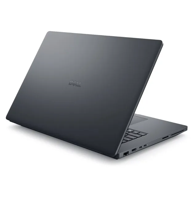 Dell Pro Max 18 Plus Ultra 9 285HX 32 GB/1 TB RTX Pro 3000 yandan ya da arkadan görünüm