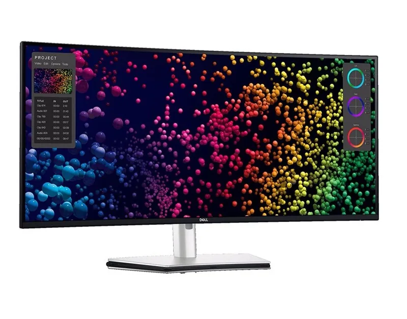 Dell UltraSharp U4025QW Monitör farklı açıdan görünüm