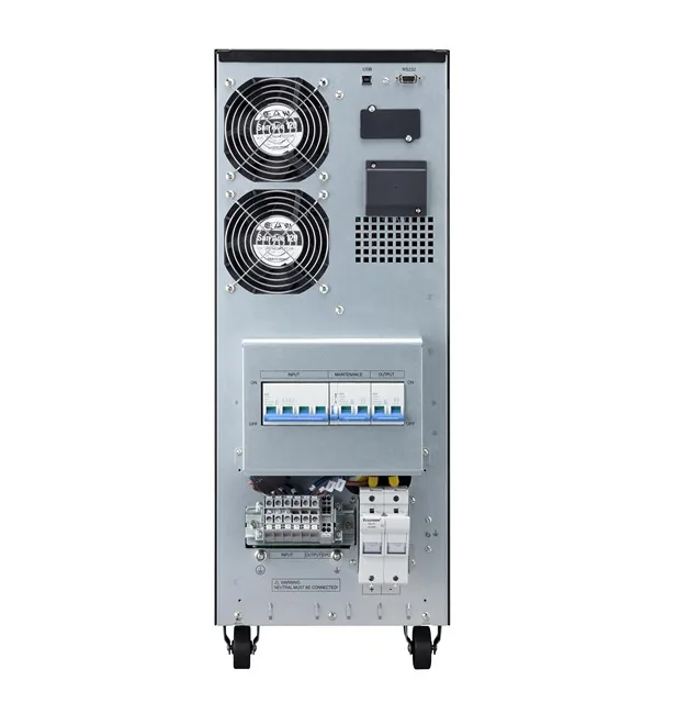 Eaton 9E10Ki 15/9dk Online UPS yandan ya da arkadan görünüm