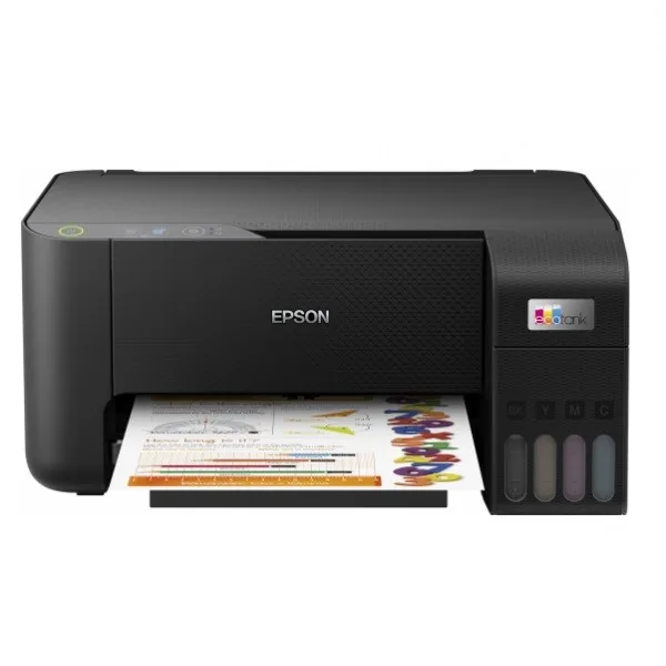 Epson L3210 Tanklı Yazıcı yandan ya da arkadan görünüm