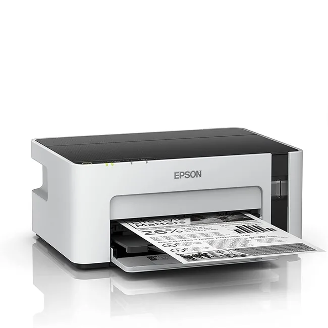 Epson M1120 Mono Tanklı Yazıcı yandan ya da arkadan görünüm