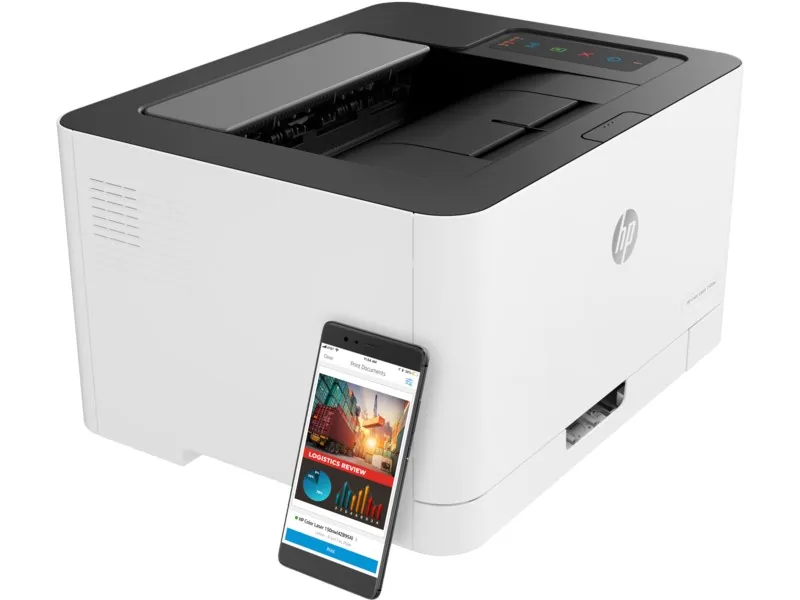 HP 150nw Renkli Lazer Yazıcı farklı açıdan görünüm