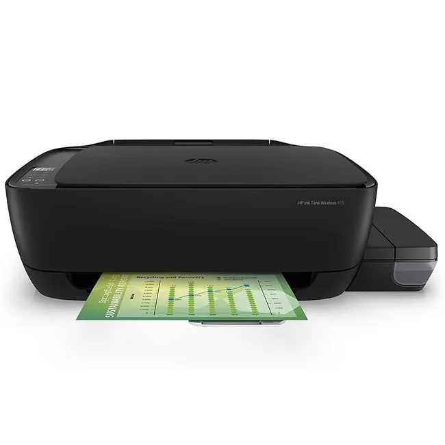 HP Deskjet 415 Renkli Tanklı Yazıcı önden görünüm