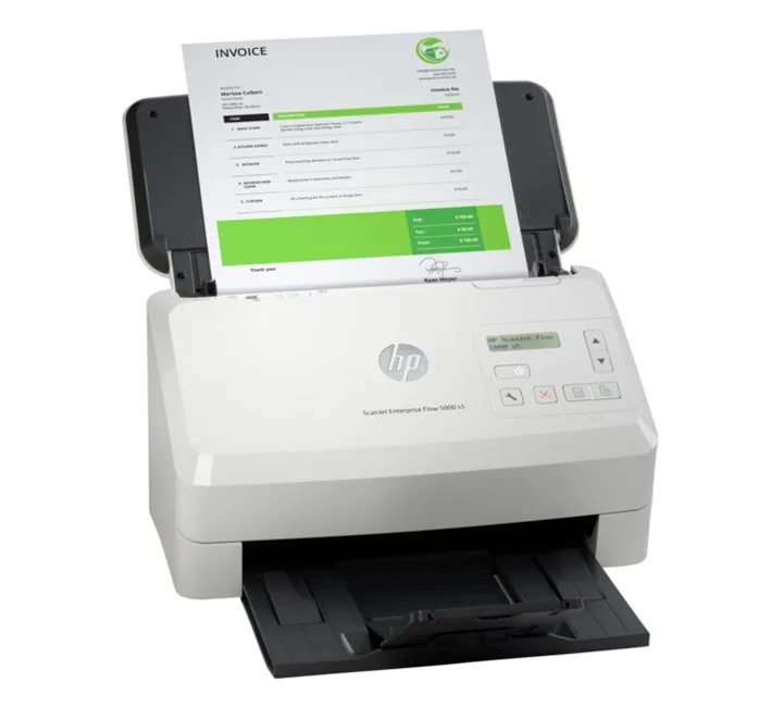 HP Enterprise Flow 5000 s5 Tarayıcı farklı açıdan görünüm