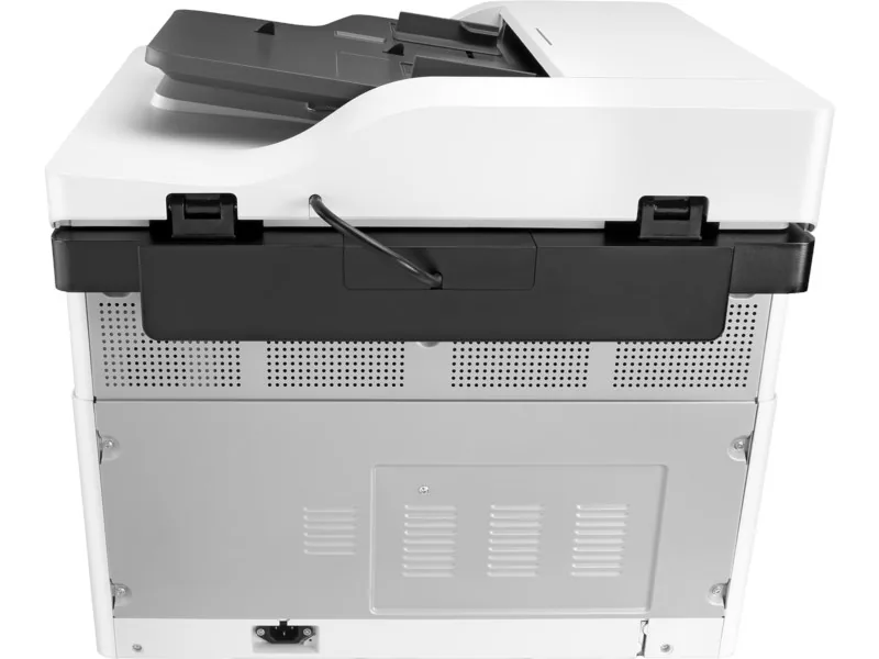 HP Laserjet M443nda A3 Lazer Yazıcı yandan ya da arkadan görünüm
