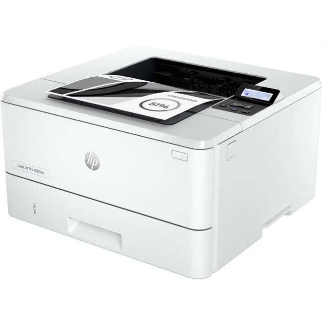 HP LaserJet Pro 4003n Lazer Yazıcı yandan ya da arkadan görünüm