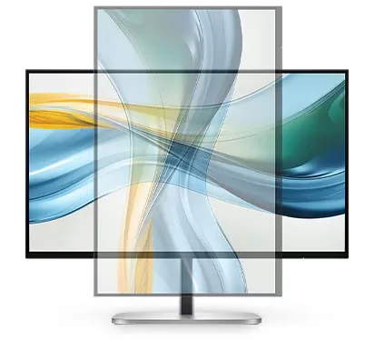 HP Series 5 Pro 524pu 23.8" Monitör yandan ya da arkadan görünüm
