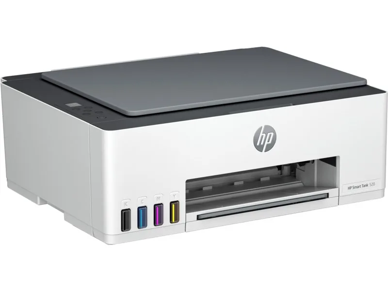 HP Smart Tank 520 Renkli Yazıcı farklı açıdan görünüm