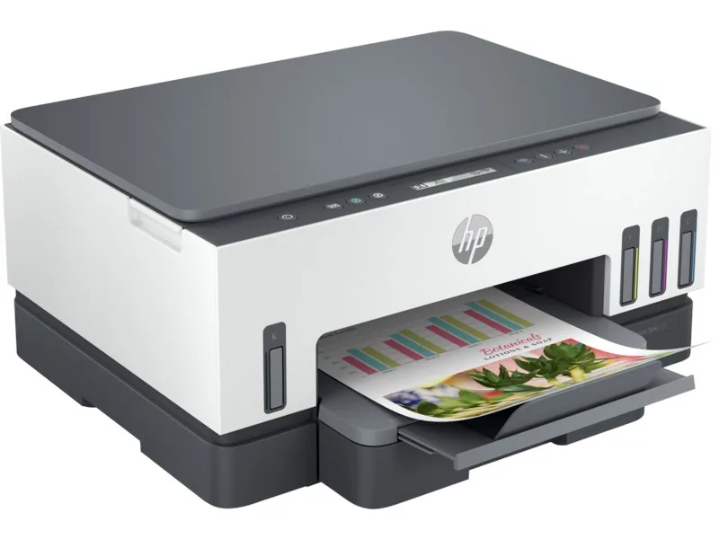 HP Smart Tank 720 Yazıcı farklı açıdan görünüm