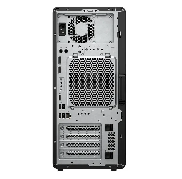 HP Z2 G1i Ultra 7 265K 32 GB/1 TB RTX A1000 yandan ya da arkadan görünüm