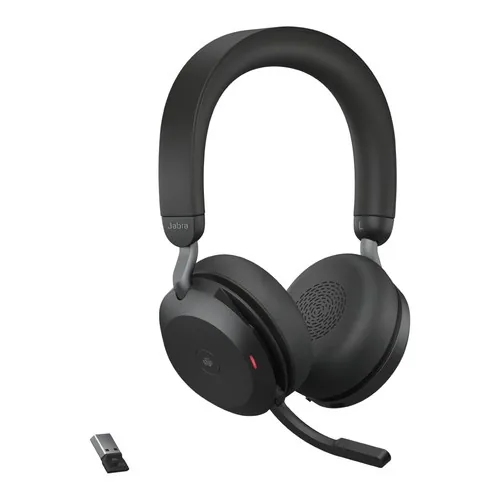 Jabra Evolve2 75 Stereo Kablosuz Kulaklık farklı açıdan görünüm