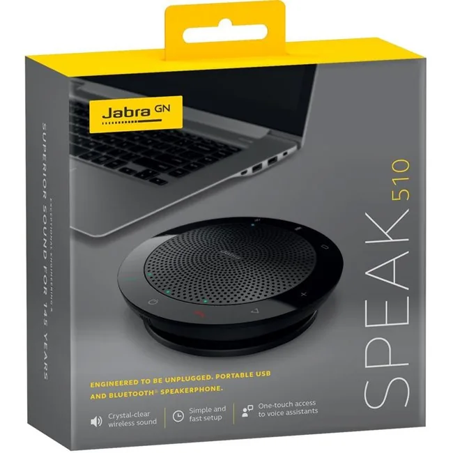 Jabra Speak 510 Plus Konferans Hoparlörü önden görünüm