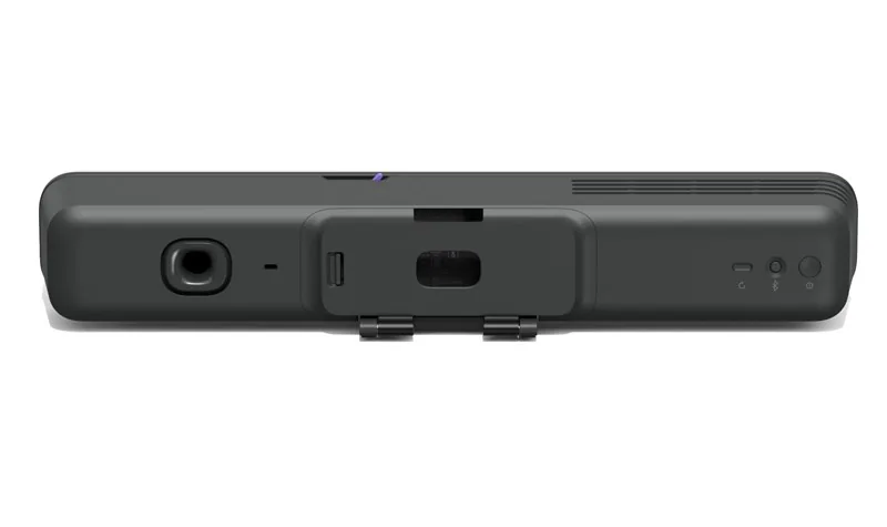 Logitech Meetup 2 Konferans Kamerası yandan ya da arkadan görünüm