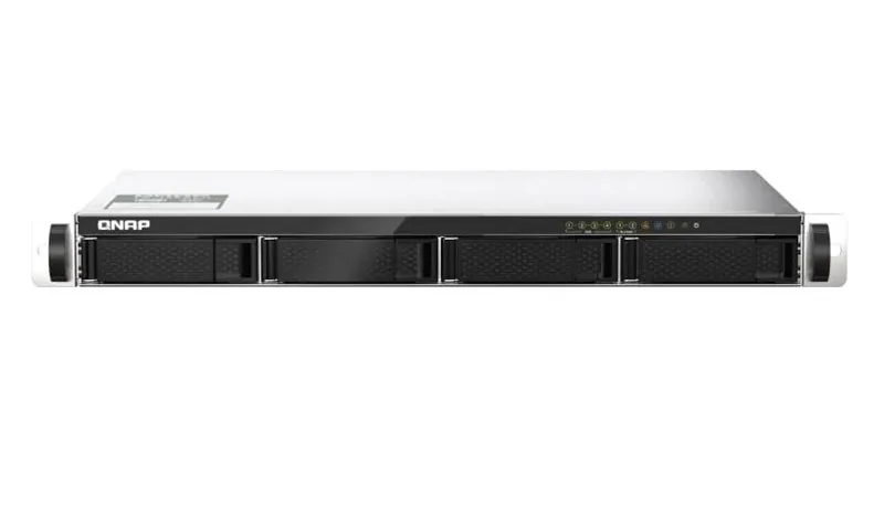 QNAP TS-435XEU-4GB Rack NAS 1U önden görünüm