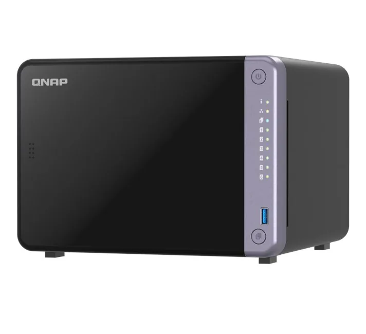 QNAP TS-632X-4GB (6x3.5") Tower NAS farklı açıdan görünüm