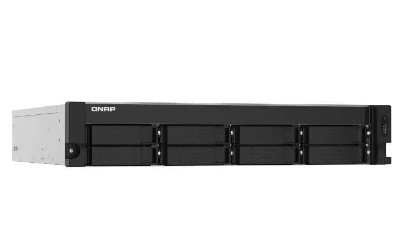 QNAP TS-832PXU-RP-4GB Rack NAS 2U farklı açıdan görünüm