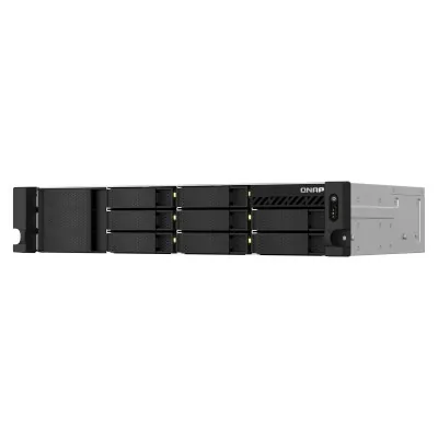 QNAP TS-873AeU-RP-4G Rack NAS 2U farklı açıdan görünüm