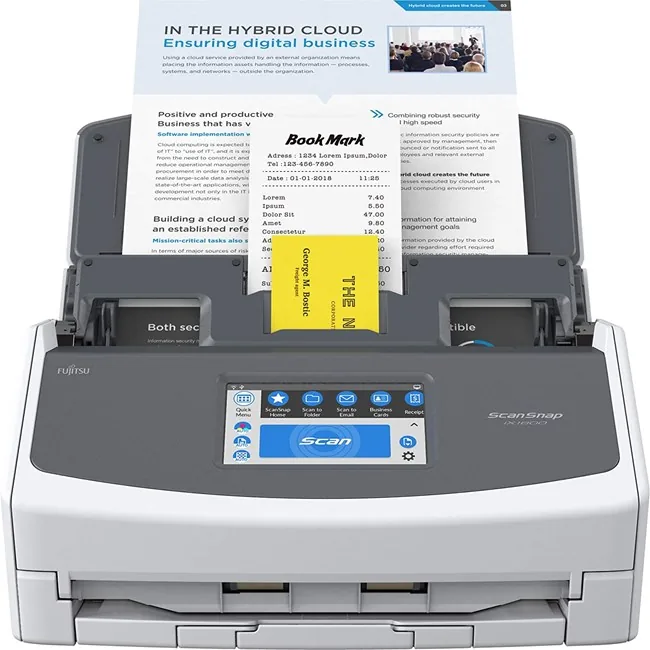Ricoh Scansnap iX1600 A4 Doküman Tarayıcı önden görünüm