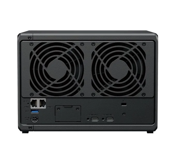Synology DS1525PLUS 8GB Tower NAS yandan ya da arkadan görünüm