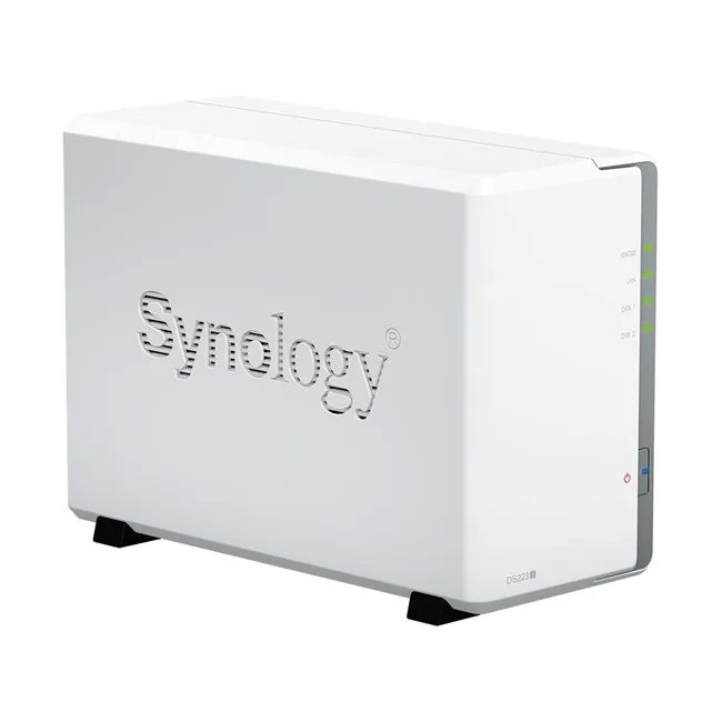 Synology DS223J Tower NAS farklı açıdan görünüm
